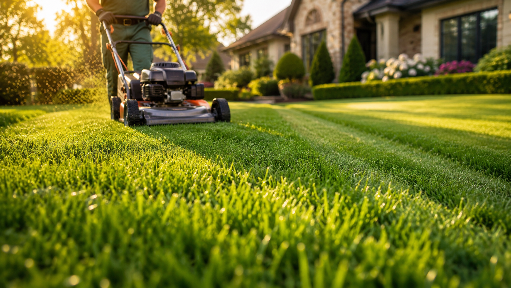 Lawn mowing and maintenance